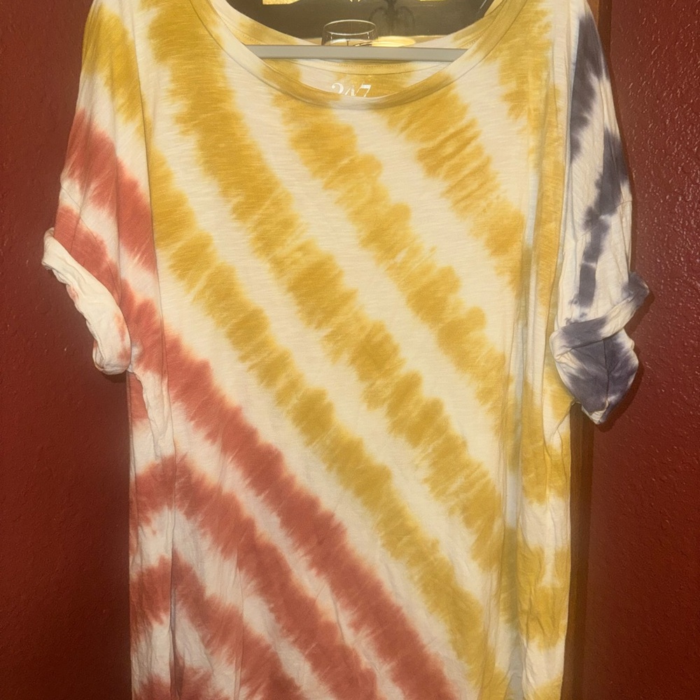 Multicolor Tie-Dye Women's Top